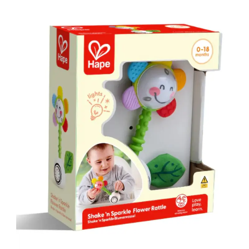 HAPE INTERNATIONAL Shake 'n Sparkle Flower Rattle