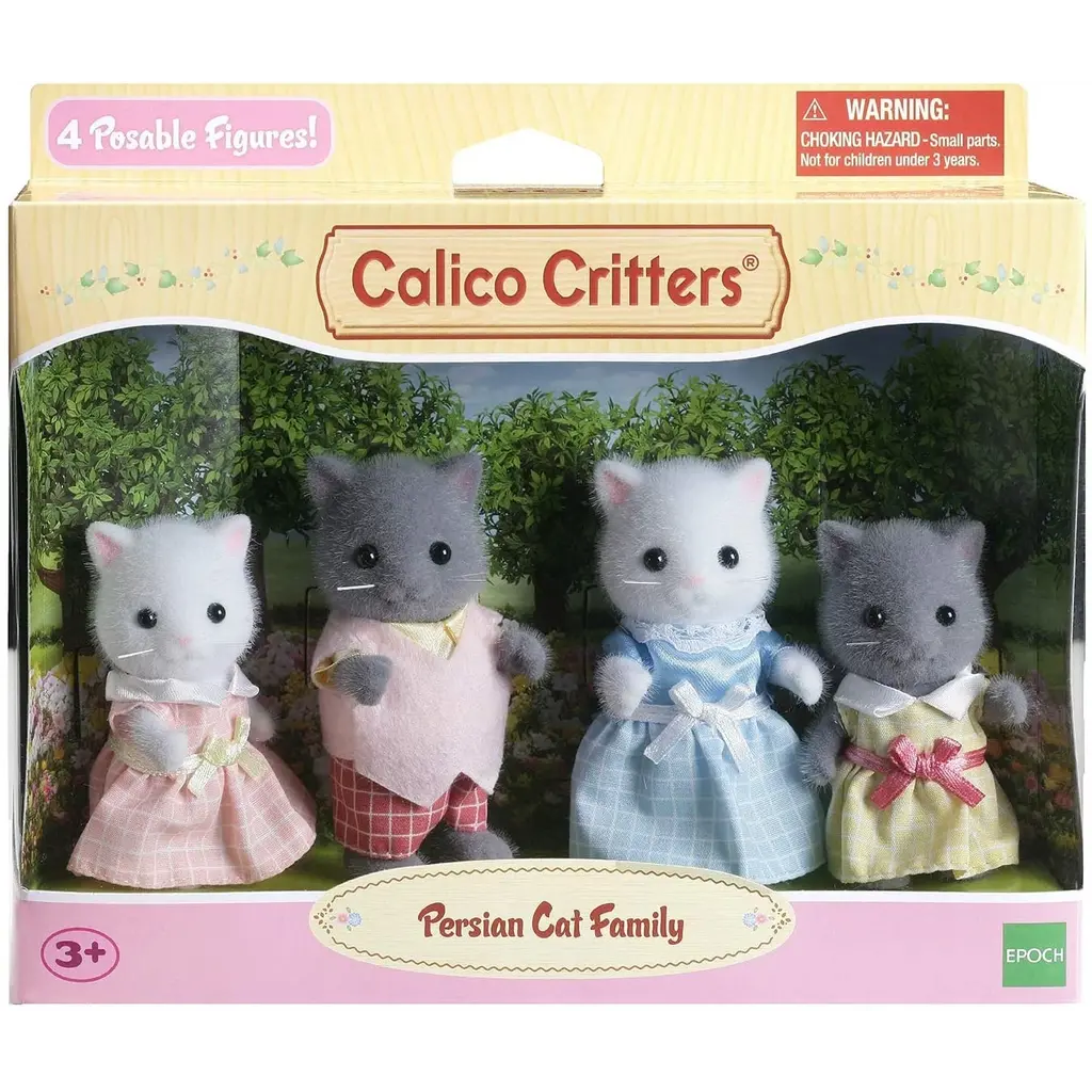 EPOCH EVERLASTING PLAY CC Persian Cat Family