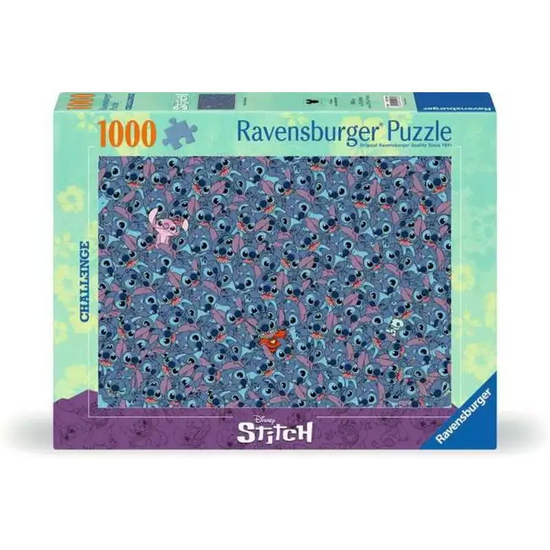 RAVENSBURGER Disney Stitch Challenge 1000 Pc Puzzle