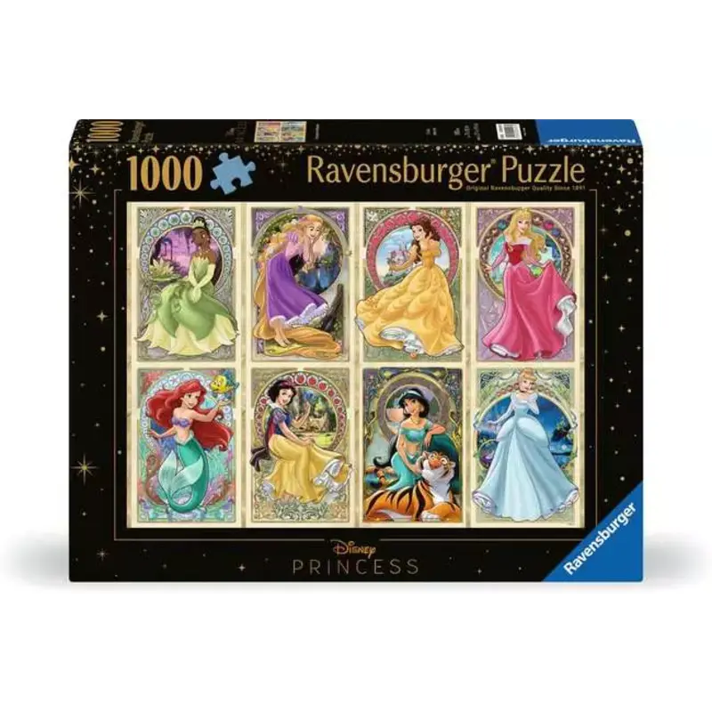 RAVENSBURGER Art Nouveau Princesses 1000 pc Puzzle