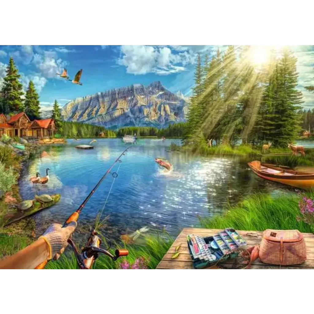 RAVENSBURGER Life At The Lake 1000 PC Puzzle