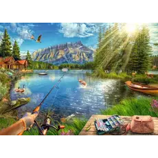 RAVENSBURGER Life At The Lake 1000 PC Puzzle