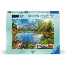 RAVENSBURGER Life At The Lake 1000 PC Puzzle