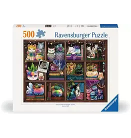 RAVENSBURGER Cubby Cats and Succulents 500 PC Puzzle