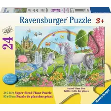 RAVENSBURGER Prancing Unicorns 24 Pc Floor Puzzle