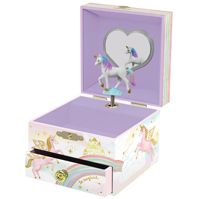 US TOY Unicorn Musical Jewelry Box