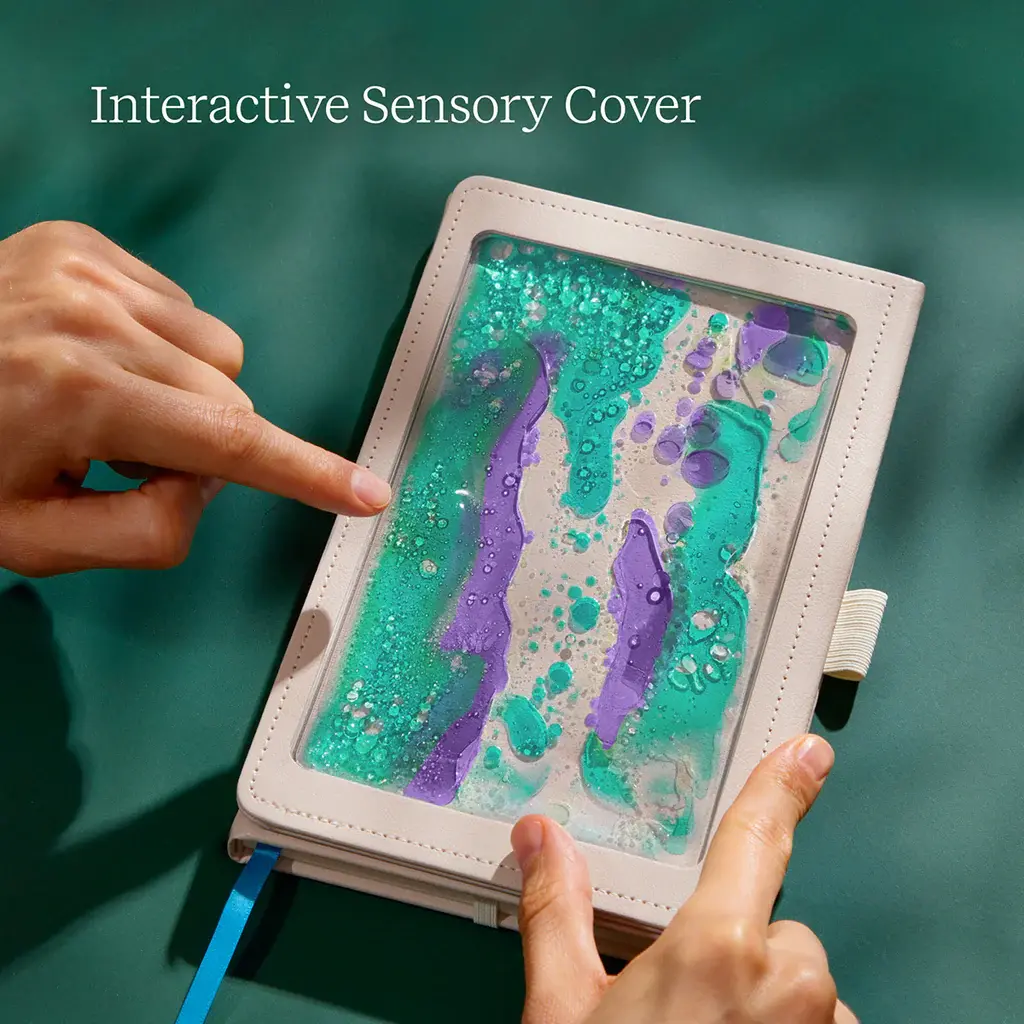 LIFELINES Shake It Up Sensory Lava Journal Blue/Purple
