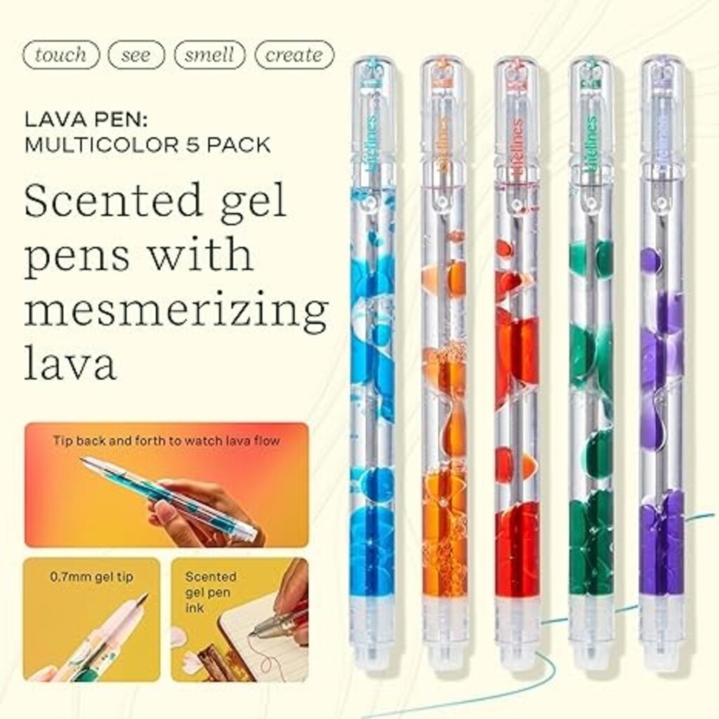 LIFELINES Scented Lava Pens Set of 5