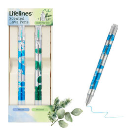 LIFELINES Scented Lava Pen Set of 2 Blue/Green
