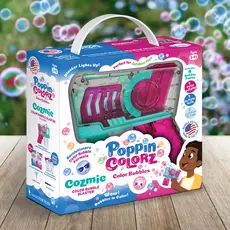 SOUTH BEACH BUBBLES PoppinColorz Cozmic Color Bubble Blaster