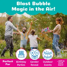 SOUTH BEACH BUBBLES PoppinColorz Cozmic Color Bubble Blaster