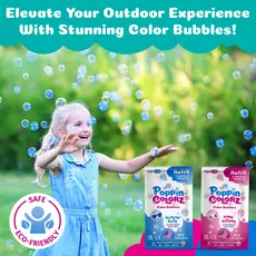 SOUTH BEACH BUBBLES PoppinColorz Cozmic Color Bubble Blaster