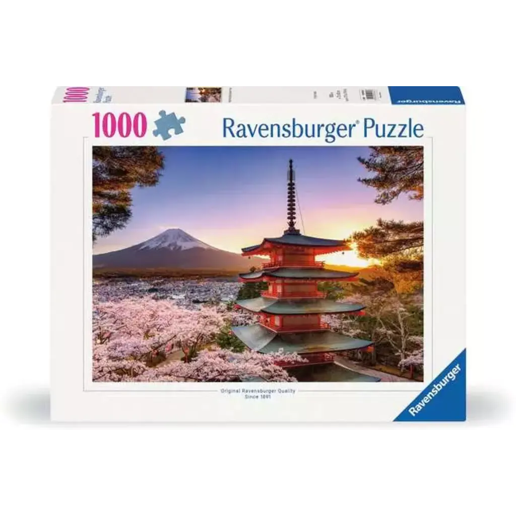 RAVENSBURGER Mount Fuji Cherry Blossom View 1000 PC Puzzle