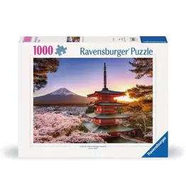 RAVENSBURGER Mount Fuji Cherry Blossom View 1000 PC Puzzle