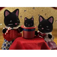 EPOCH EVERLASTING PLAY CC Midnight Cat Family