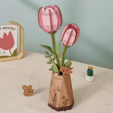 ROBOTIME Pink Tulip (RT)