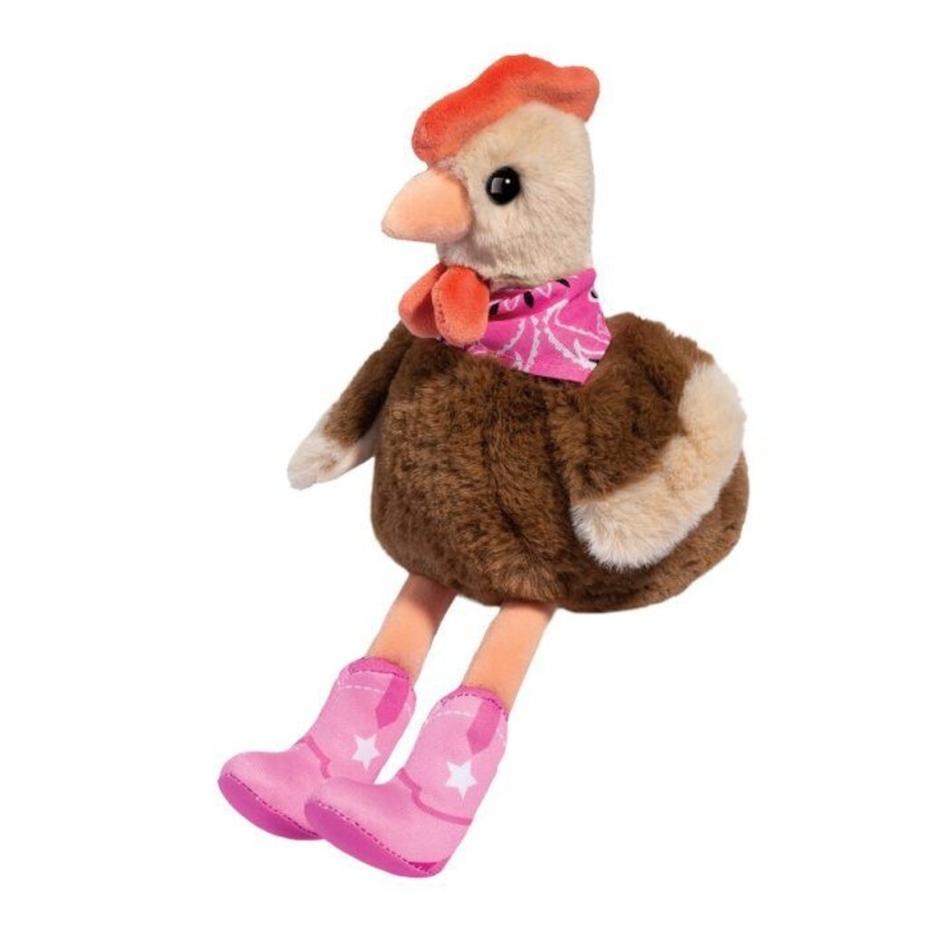 DOUGLAS CUDDLE TOYS Cowgirl Chicken