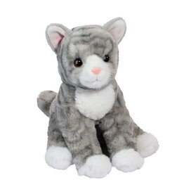 DOUGLAS CUDDLE TOYS Tabbie Striped Gray Cat Soft