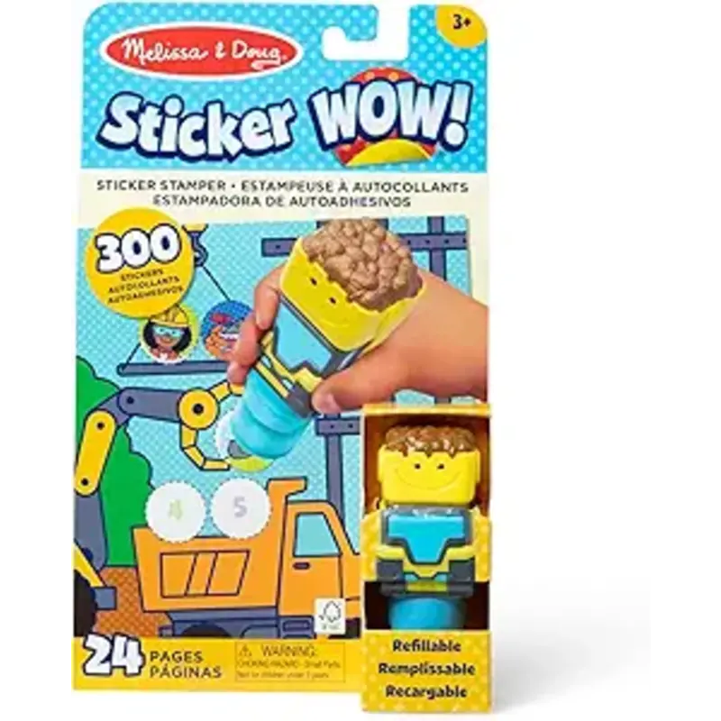 MELISSA & DOUG Sticker Wow! Bulldozer