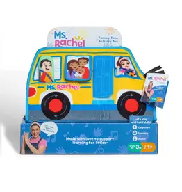 SPINMASTER Ms Rachel Tummy Time Activity Bus
