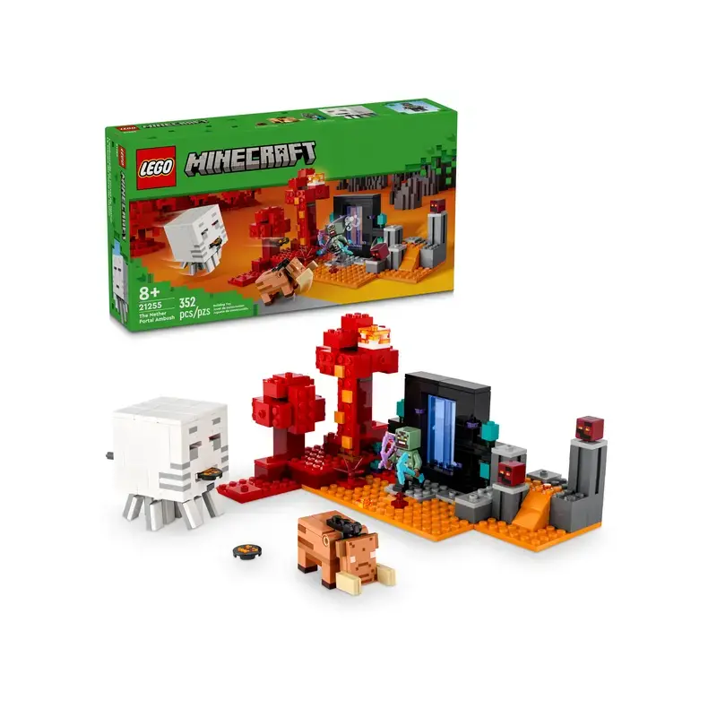 TOYHOUSE The Nether Portal Ambush Minecraft Lego