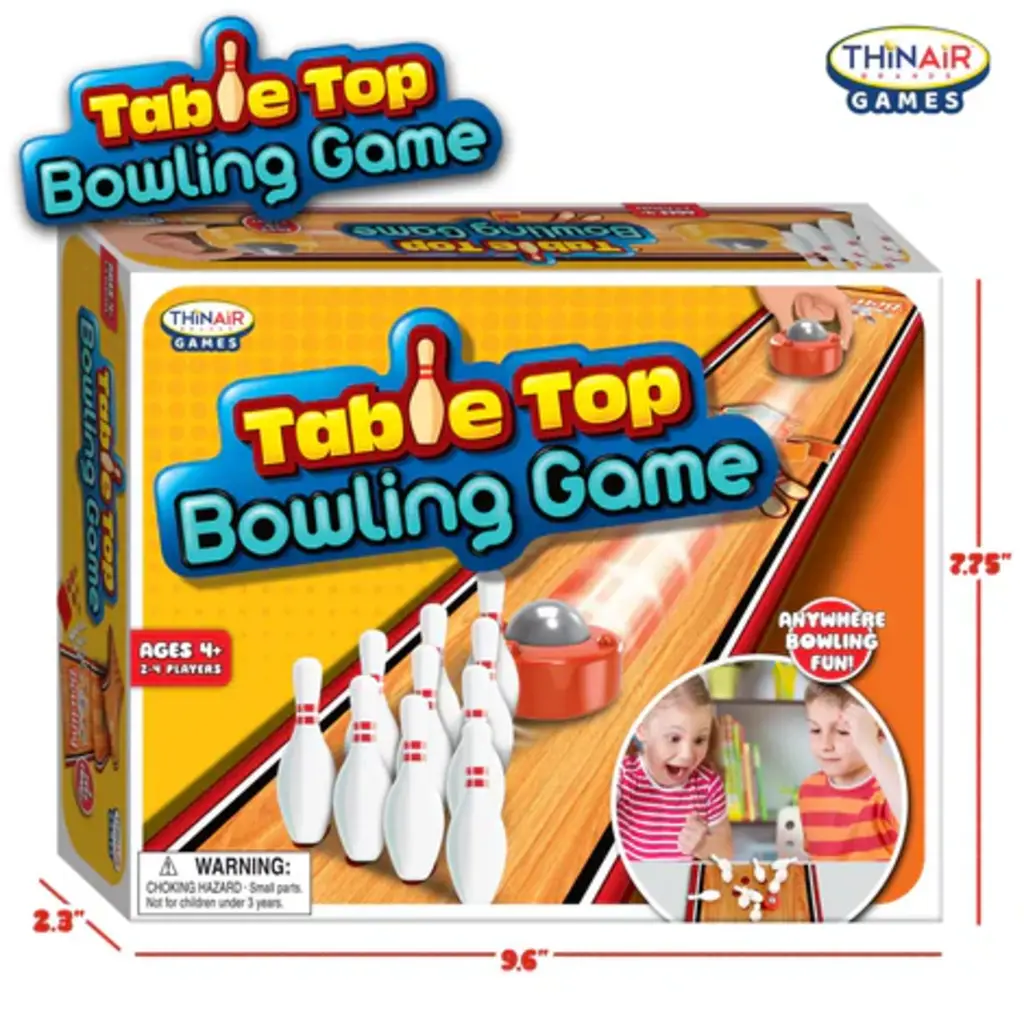 THIN AIR Tabletop Bowling Set