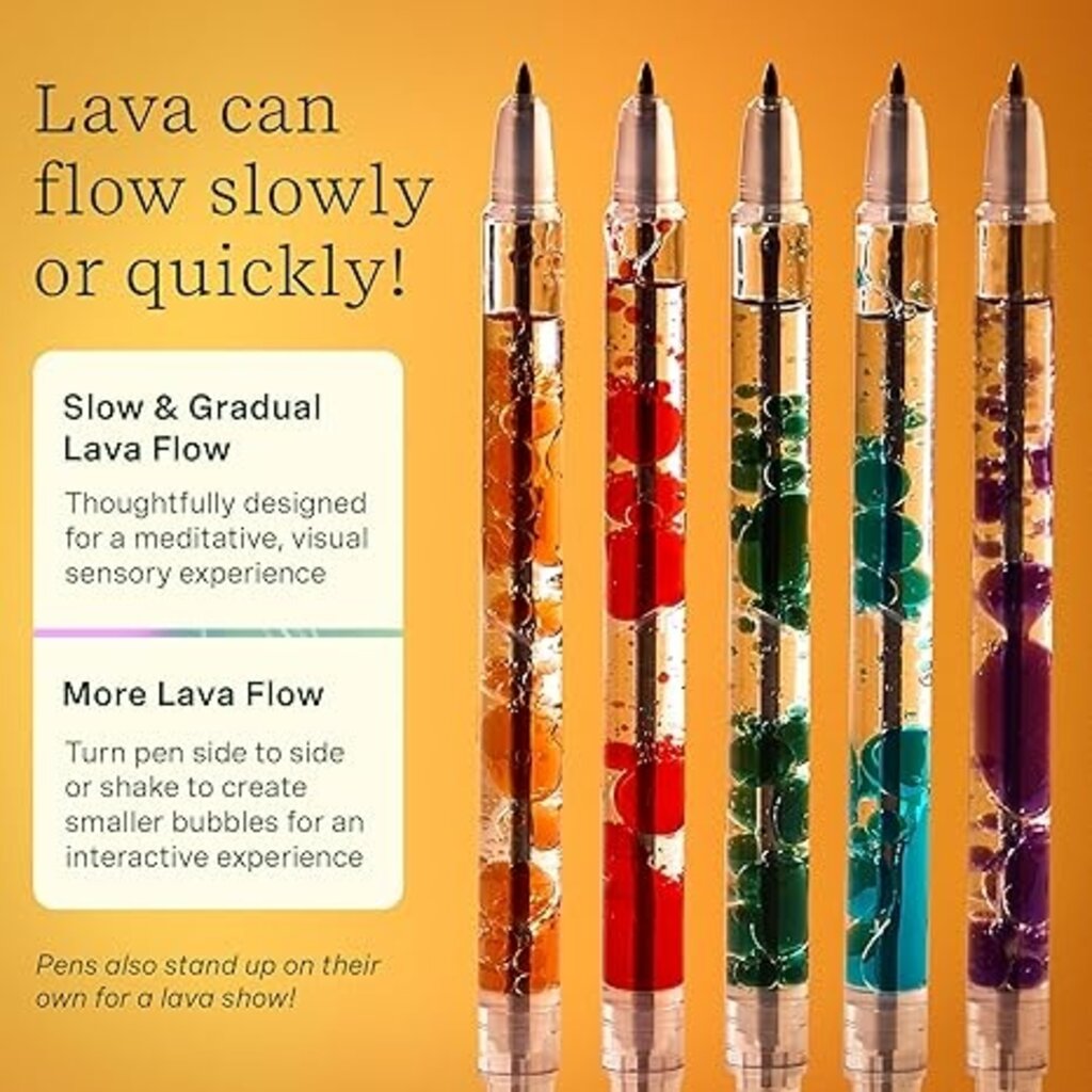 LIFELINES Scented Lava Pens Set of 2 Blue/Red