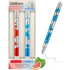 LIFELINES Scented Lava Pens Set of 2 Blue/Red