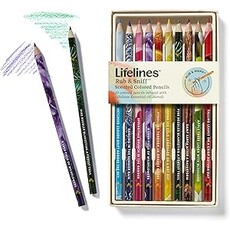 LIFELINES Rub & Sniff Scented Colored Pencils 10 Pack