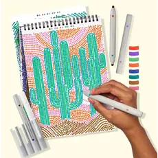 LIFELINES FlowArt Dot-By-Letter Landscapes