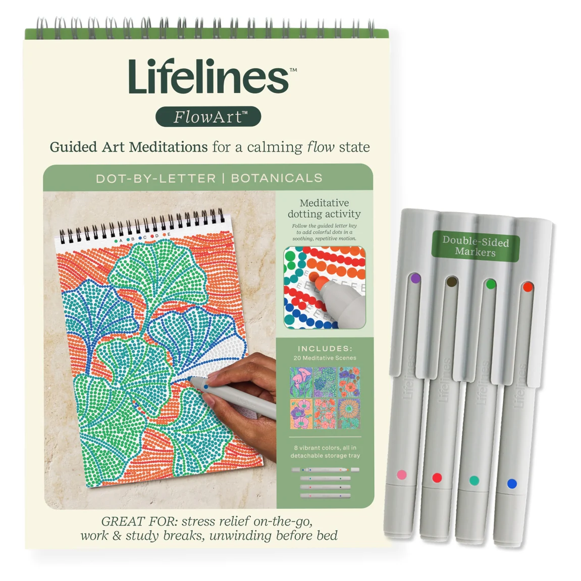 FlowArt Dot-By-Letter Botanicals