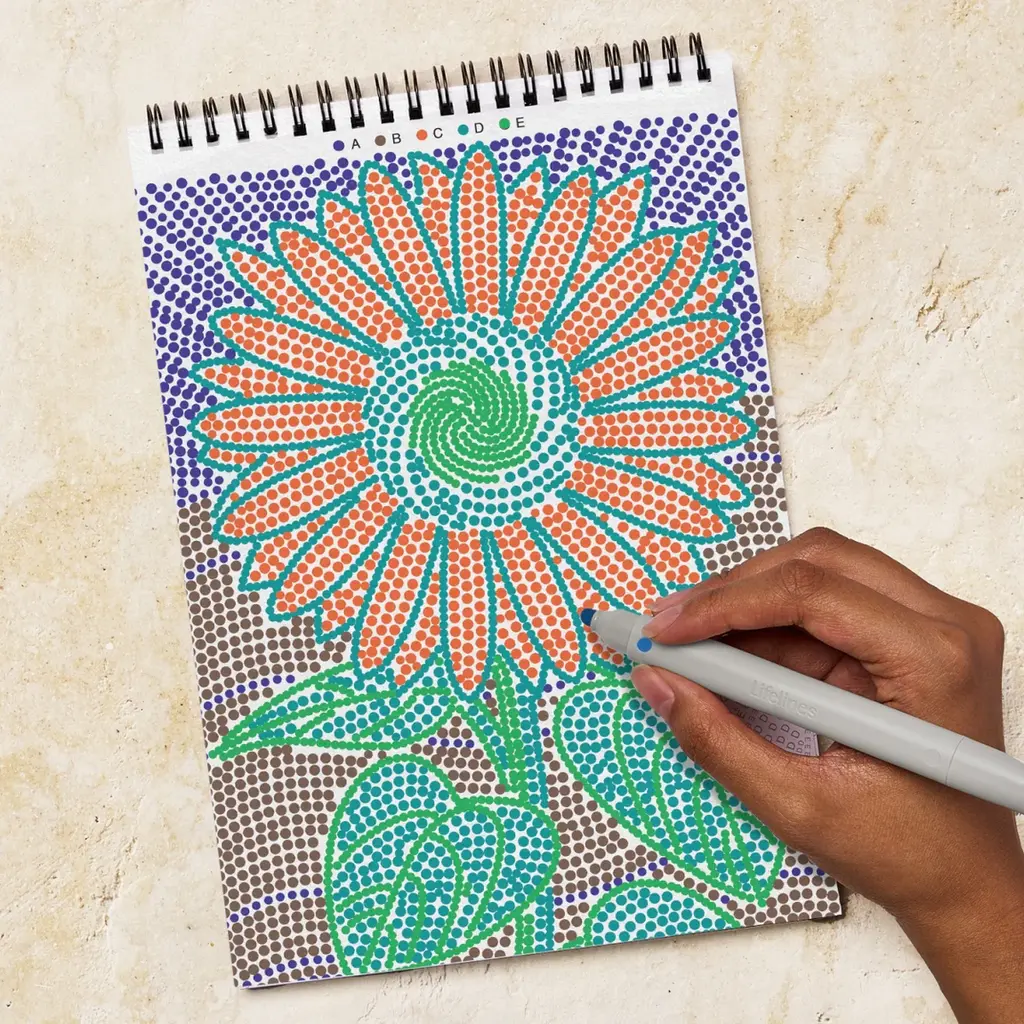 LIFELINES FlowArt Dot-By-Letter Botanicals