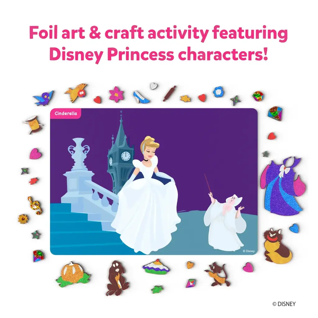 SKILLMATICS Peel & Press Foil Fun Art Kit - Disney Princess