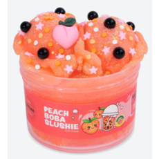 PEACHYBBIES Peach Boba Slushie Slime