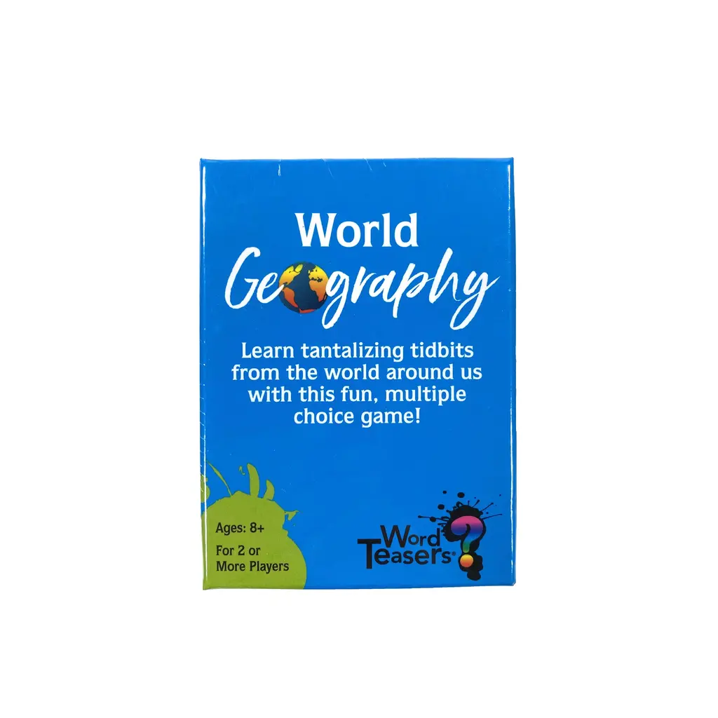 WORDTEASERS Mini World Geography Deck