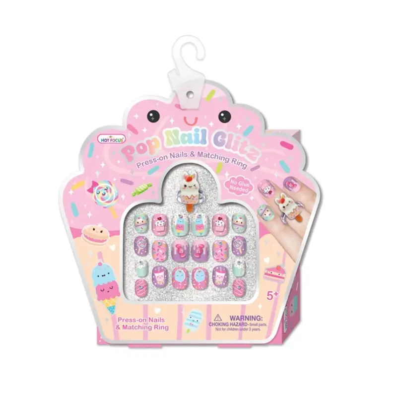HOT FOCUS Pop Glitz Nails: Sweets