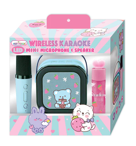 LED Wireless Karaoke Mini Microphone & Speaker - Critters