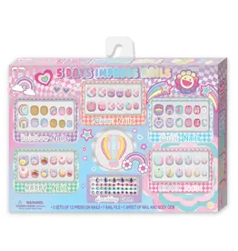 HOT FOCUS 5 Days Impress Nails, Rainbow