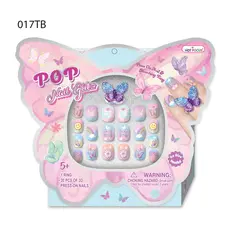 HOT FOCUS Pop Nail Glitz, Tie Dye Butterfly