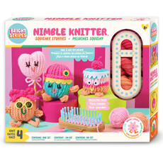 BRIGHT STRIPES Nimble Knitter Squishee Stuffies