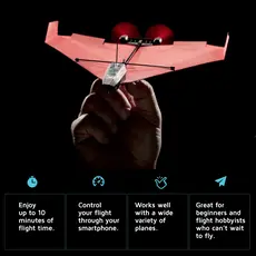 POWERUP TOYS Powerup 4.0 the Smartphone Rc Controlled Paper Airplane Kit