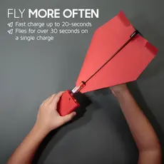POWERUP TOYS Powerup 2.0 Paper Airplane Conversion Kit - Red