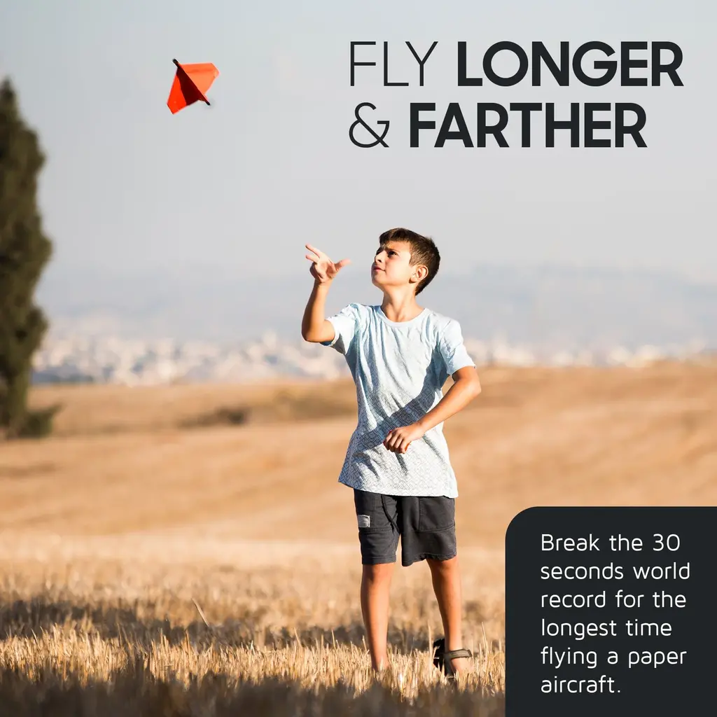 POWERUP TOYS Powerup 2.0 Paper Airplane Conversion Kit - Red