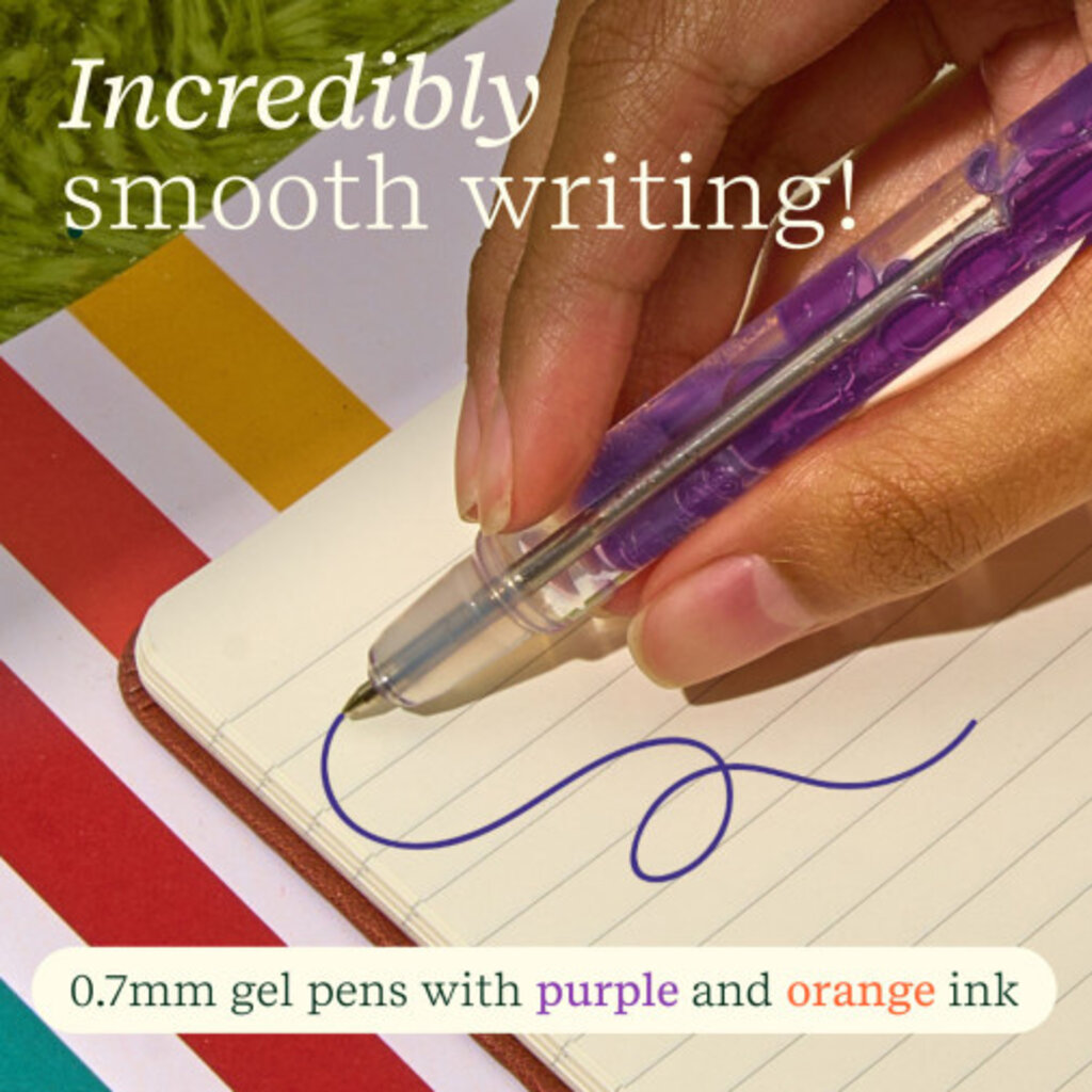 LIFELINES Scented Lava Pen Set of 2 Purple/Orange