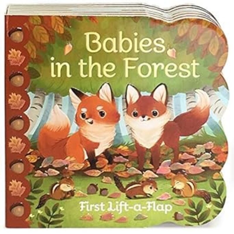 COTTAGE DOOR PRESS Babies in the Forest Lift-a-Flap Board Book