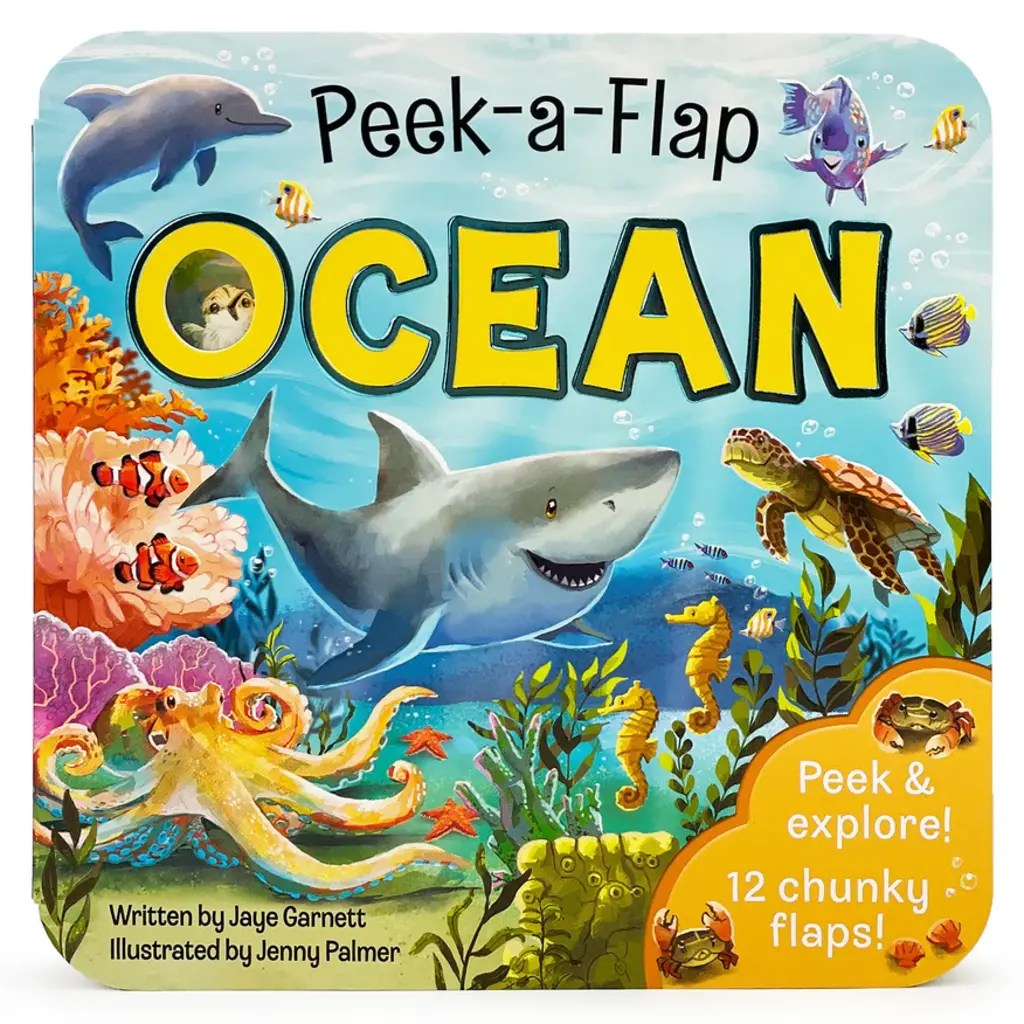COTTAGE DOOR PRESS Ocean Interactive Lift-a-Flap Board Book