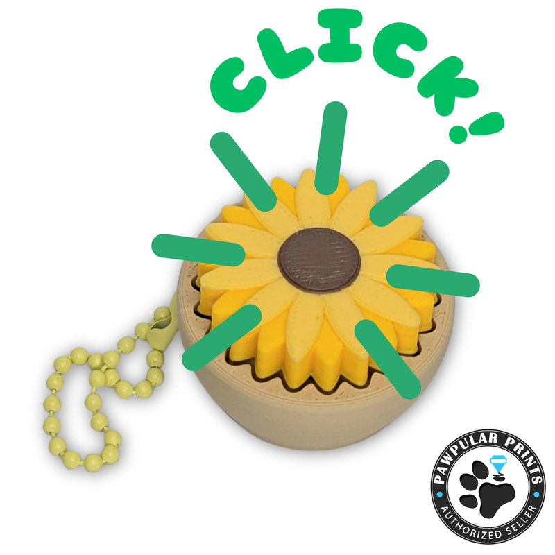 Jacob Mayberry's Menagerie Small Flower Fidget Clicker