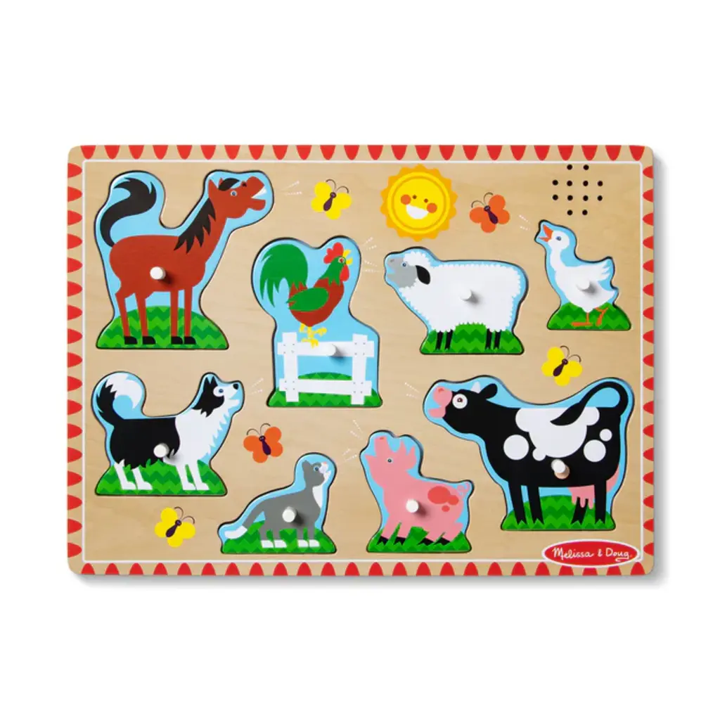 MELISSA & DOUG Farm Sound Puzzle 2+