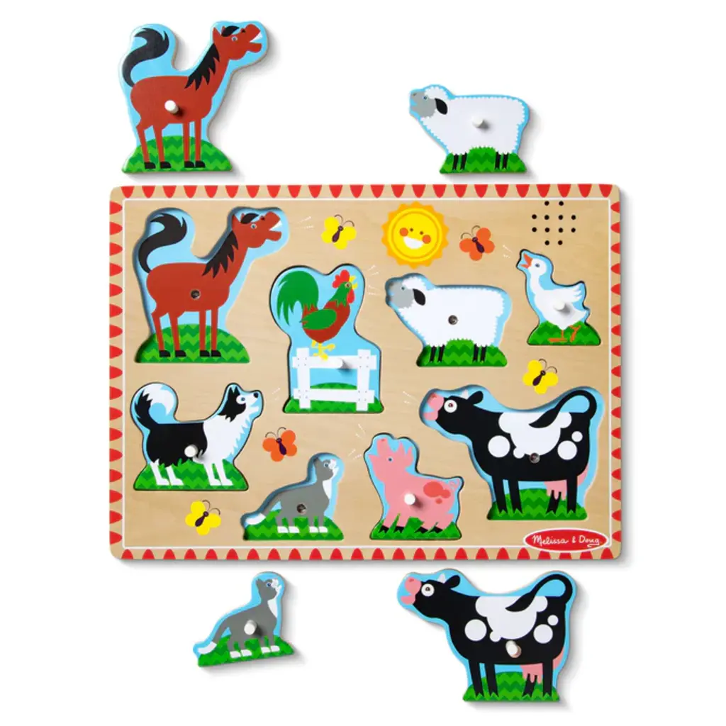 MELISSA & DOUG Farm Sound Puzzle 2+