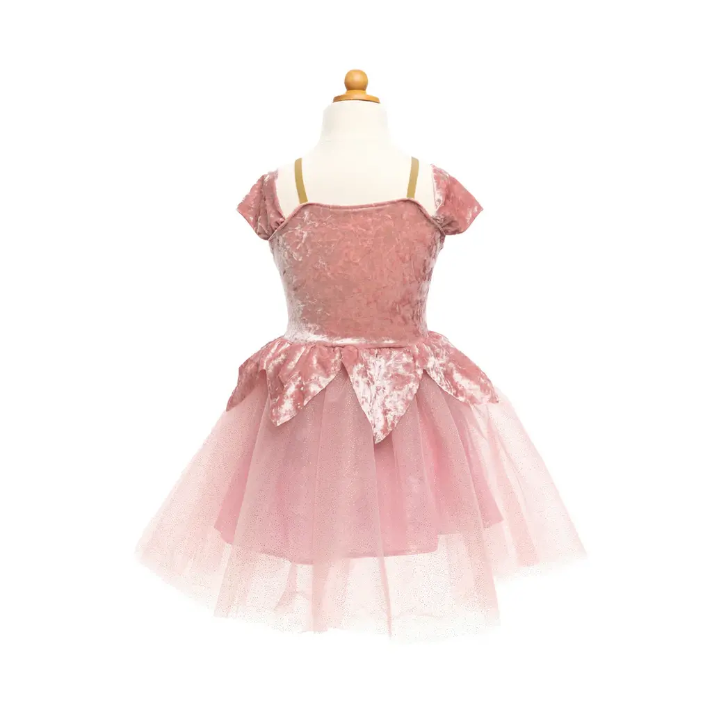 CREATIVE EDUCATION Prima Ballerina Dress- Dusty Rose (3-4)